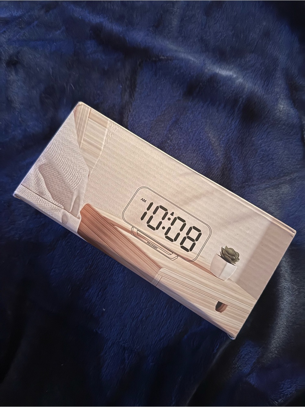 Digital LED Alarm Clock - Rose Gold
